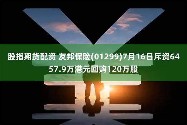 股指期货配资 友邦保险(01299)7月16日斥资6457.9万港元回购120万股